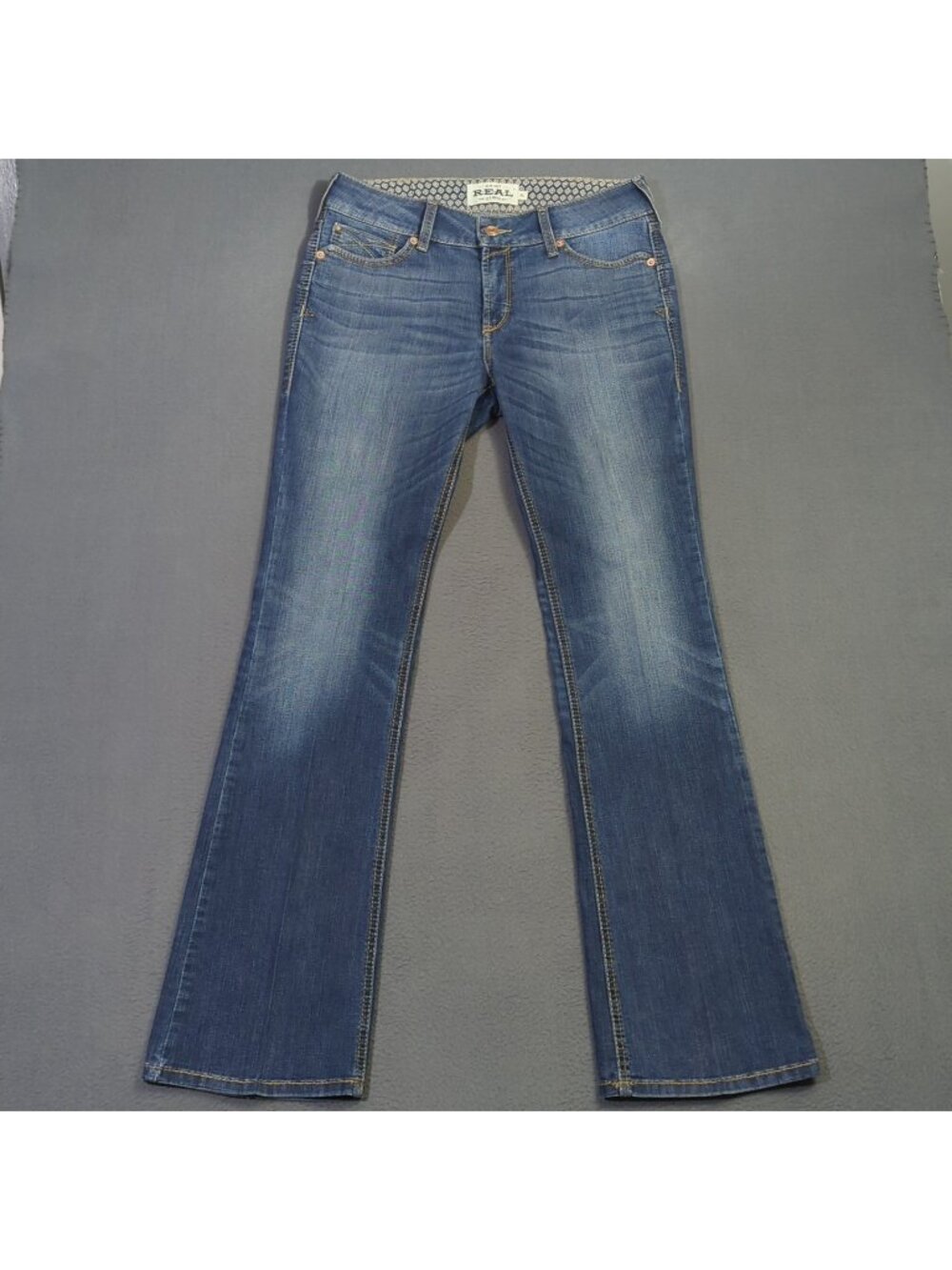 Ariat Jeans Women's 31L Blue Perfect Rise Rosa Boot Cut Denim Western Cowgirl